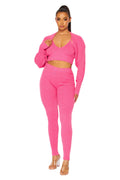 3 PC Sequin Cami Sweater Knit Pant Set by The House of Stylez