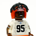 #95 DE Cleveland Football Player Minifig by B3 Customs