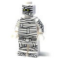 Halloween Mummy Minifig made using LEGO parts by B3 Customs