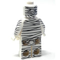 Halloween Mummy Minifig made using LEGO parts by B3 Customs