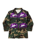 Camouflage Sequins Lips Jacket by The House of Stylez