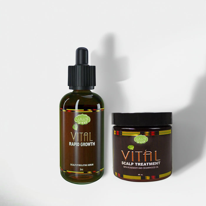 Rapid Hair Growth Combo – Fast Growth Serum & Scalp Relief by Lulu’s Holistics