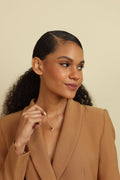 Natural Citrine Pendant Necklace by Fine Color Jewels