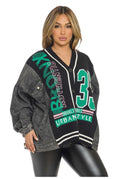 Denim & Sweater Cardigan by The House of Stylez