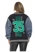 Denim & Sweater Cardigan by The House of Stylez