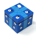 Snowman Christmas Present (Blue) Printed 2x2 Tile/Brick by B3 Customs