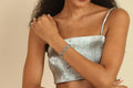 Pink Sapphire Adjustable Bracelet by Fine Color Jewels