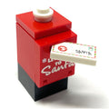 Letter to Santa Mailbox and Envelope made using LEGO parts - B3 Customs by B3 Customs