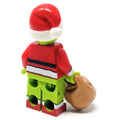 Custom Mean One Christmas Minifig made with LEGO parts - B3 Customs by B3 Customs