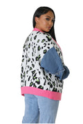 Denim Cardigan Sweater by The House of Stylez