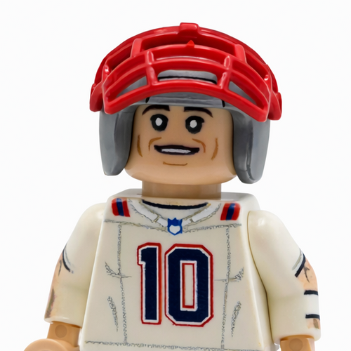 #10 QB Patriots Football Player Minifig by B3 Customs