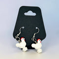 Chicken Earrings by B3 Customs