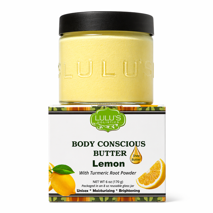 Lemon Turmeric Whipped Body Butter – Target Uneven Tone & Glow by Lulu’s Holistics