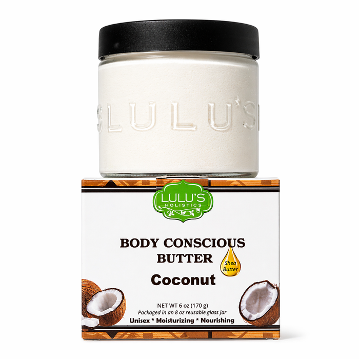 Coconut Whipped Body Butter – Ultimate Hydration for Dry Skin by Lulu’s Holistics