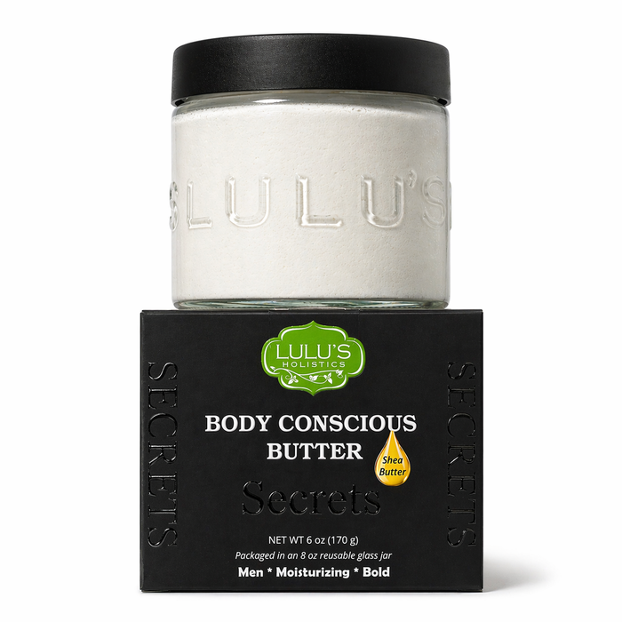 Secrets Whipped Shea Body Butter for Men – Limited Edition, Bold & Sophisticated Scent by Lulu’s Holistics