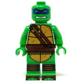 Leo Blue Fighter Turtle - Custom Minifig made using LEGO parts by B3 Customs