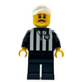Football Referee Custom Minifig made with LEGO parts - B3 Customs by B3 Customs
