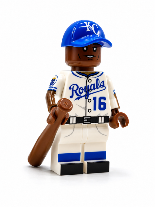 #16 KC Outfielder Legends Baseball Player Minifig by B3 Customs