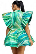 Print Wrap Dress by The House of Stylez