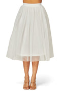 Mesh Midi Tulle Skirt by The House of Stylez