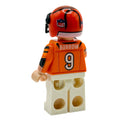 #9 QB Bengals Football Player Minifig - B3 Customs by B3 Customs