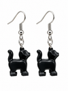 Black Cat Earrings