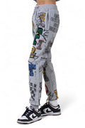 Allover Doodling Joggers by The House of Stylez