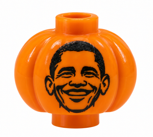 Obamakin Jack-o-lantern