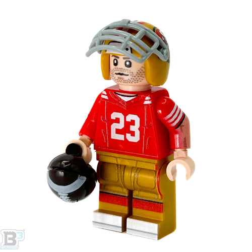 #23 RB San Francisco Football Player Minifig - B3 Customs by B3 Customs