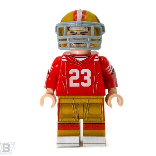 #23 RB San Francisco Football Player Minifig - B3 Customs by B3 Customs
