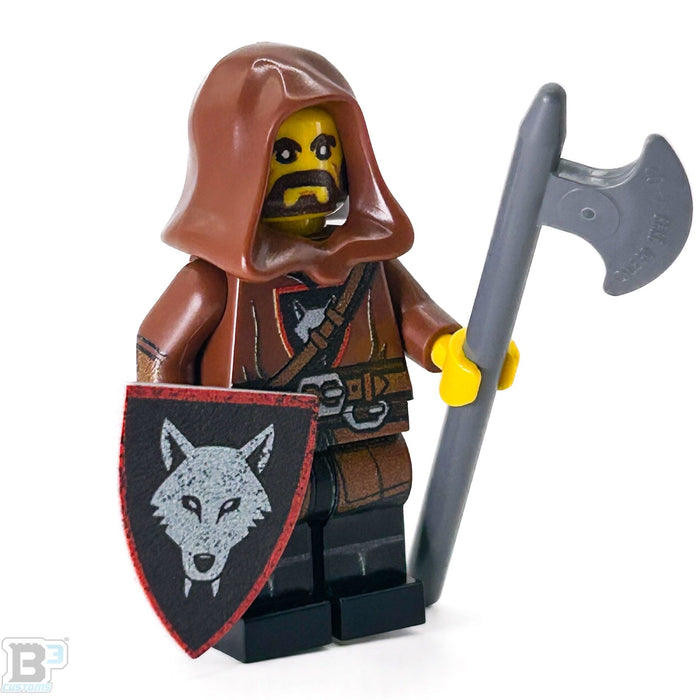 Wolfpack Woodsman Minifig made using LEGO parts by B3 Customs