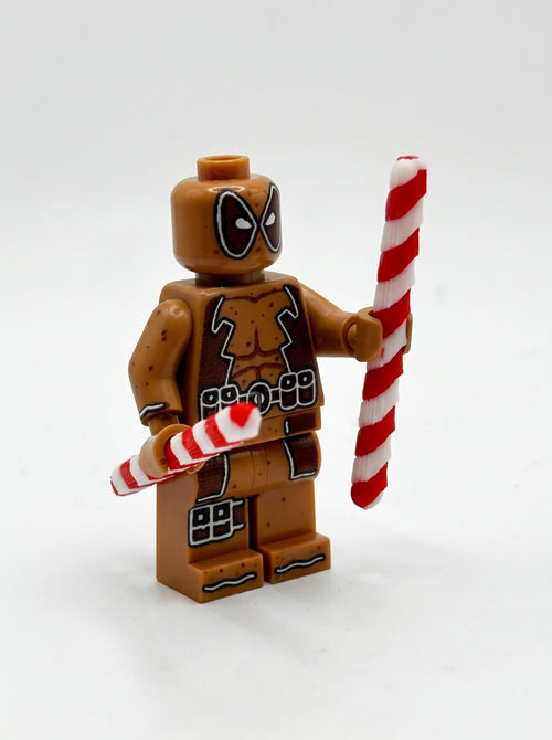 Christmas Gingerbread BREADPOOL Minifig