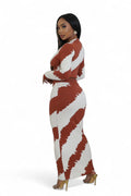 Knit Top and Skirt Two Piece Set by The House of Stylez