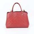 Louis Vuitton Red Montaigne Monogram Empreinte Crossbody Bag #913 by Bolt Boutique