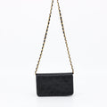 Chanel Black Quilted Lambskin Matelasse Mini Chain Bag by Bolt Boutique