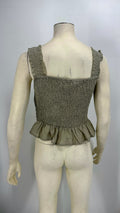 Rebellion Again Womens Crochet Knit Top, Size Medium by Vanessa Jane