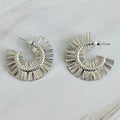 Sunburst Beauty Hoop Earrings