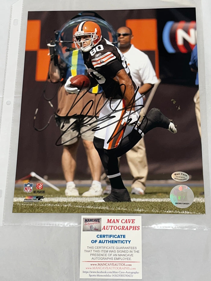 Kellen Winslow Jr. Cleveland Browns Autographed 8x10 Photo by Price Is Right Miami