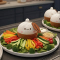 Kawaii Dumpling Plushie | 8" Xiǎo Lóng Bāo Soup Dumpling Plush Toy by ozznekshoes