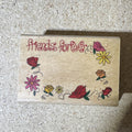 FRIENDS FOREVER 3 X 2 Wood Mounted Rubber Stamp by Stamps Etc by Vanessa Jane