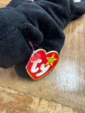 Ty Beanie Baby Blackie the Bear Ultra Rare, PVC Pellets, Major Tag Errors, Mint by Vanessa Jane
