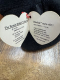 Ty Beanie Baby Blackie the Bear Ultra Rare, PVC Pellets, Major Tag Errors, Mint by Vanessa Jane