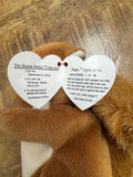 Nuts the Squirrel Beanie Baby ERRORS 9+ VERY RARE Retired 4114 TY 1996 PVC by Vanessa Jane
