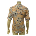 Calvin Klein Printed Tab-Sleeve Top Blush Floral, Size XS by Vanessa Jane