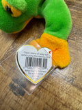 Ty Beanie Baby: Smoochy the Frog The Frog 1997 ** MANY Tag ERRORS ** PVC! by Vanessa Jane
