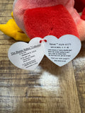 Rare Ty Beanie Baby Strut the Rooster 1996 – P.V.C. Pellets With Tag 14 Errors by Vanessa Jane