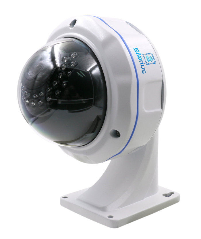 Silarius SIL-VD8MPAI 8MP Dome Camera 2.8-12mm Manual Zoom Lens AI + Bracket by Silarius