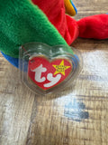 TY Beanie Baby Jabber the Parrot Bird Retired Rare Date Errors Mint 1997 w/Case by Vanessa Jane