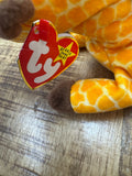 Ty Beanie Babies Twigs the Giraffe Plush 1995 P.V.C. Pellets With Tag 14 Errors by Vanessa Jane