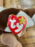 Stretch the Ostrich - TY Beanie Baby - With Errors - PVC Pellets by Vanessa Jane
